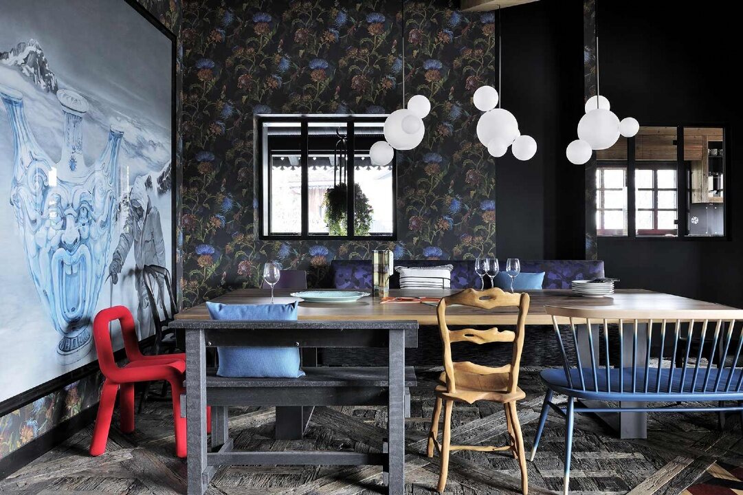 The dining room, for the Shabbat meals