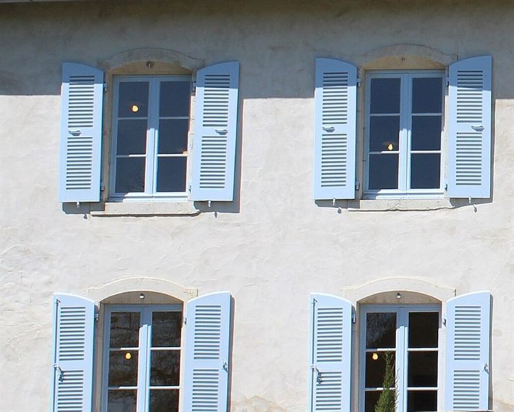 The blue shutters